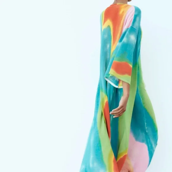 Zara limited edition fun printed kimono - Picture 3 of 7